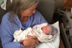 Jan with her grandson